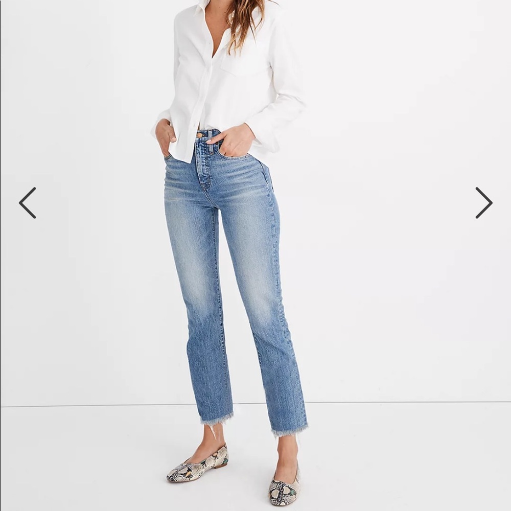 madewell the perfect jean with magic pockets dm3590 NEW WITH TAGS size 31
